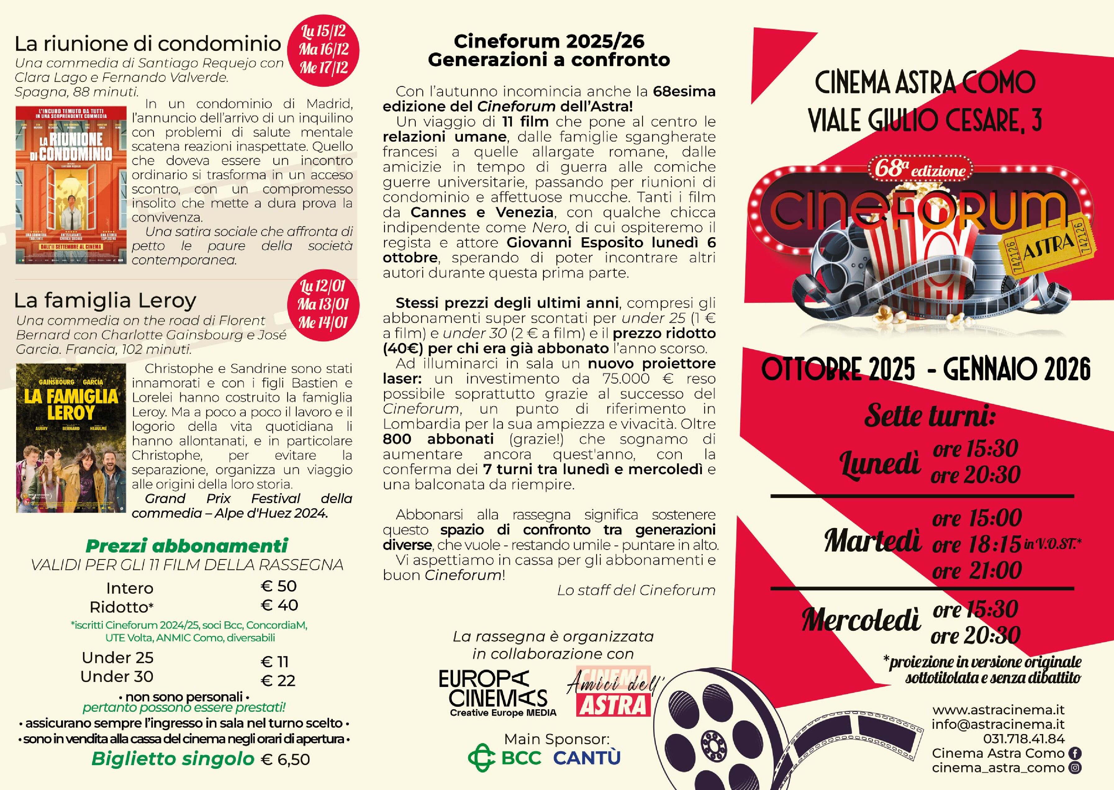 CINEFORUM cinema ASTRA